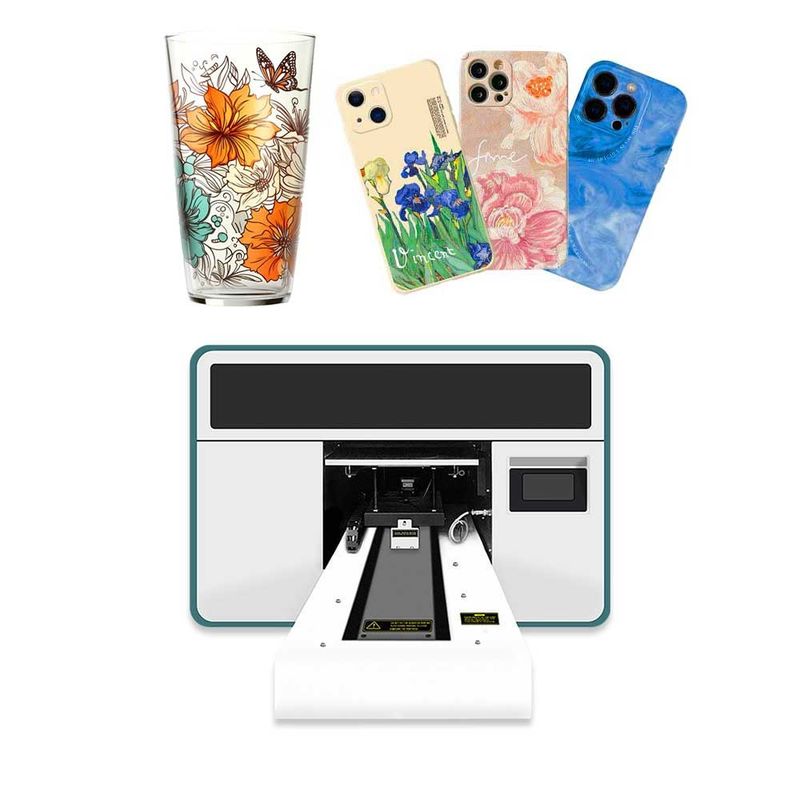 A3 하이브리드 UV 프린터 UV 잉크젯 평면 프린터 3D 프린터 I3200 헤드