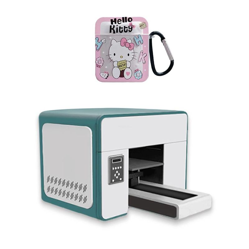 PVC 카드 UV 잉크젯 프린터 A3 사이즈 LED UV 프린터 1200Dpi 병 프린터