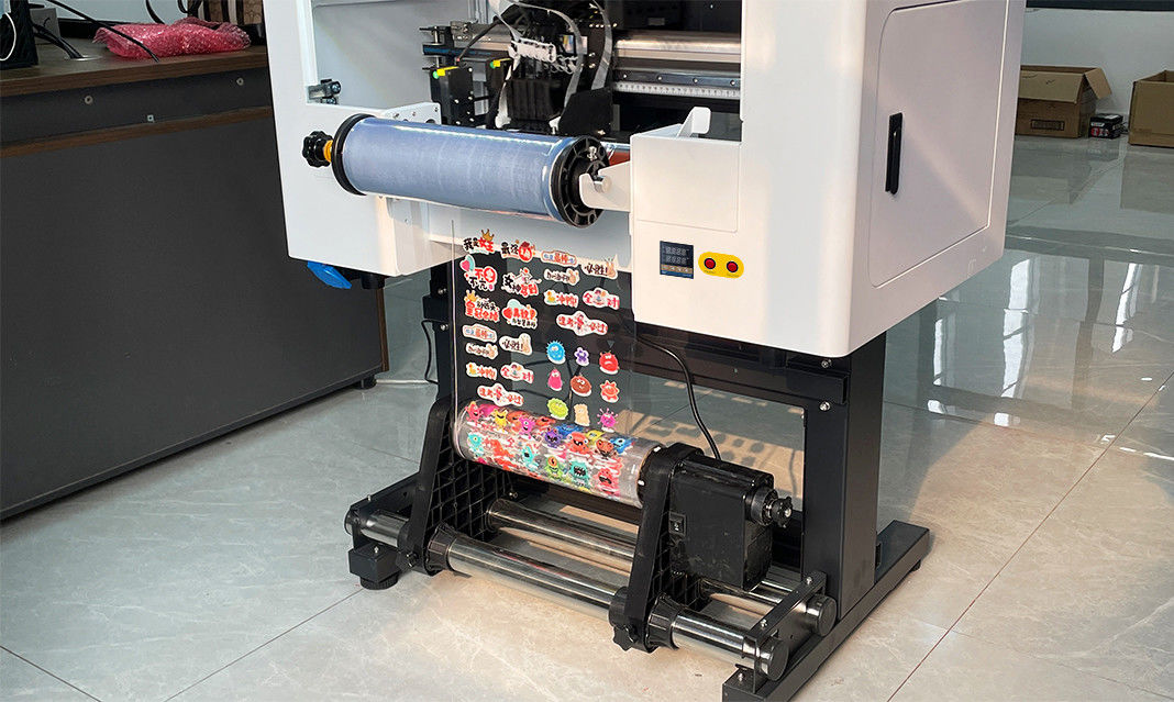 2024 A3 UV DTF 프린터 로고 프린팅 30CM UV DTF 프린터 스티커를 위해 라미네이트