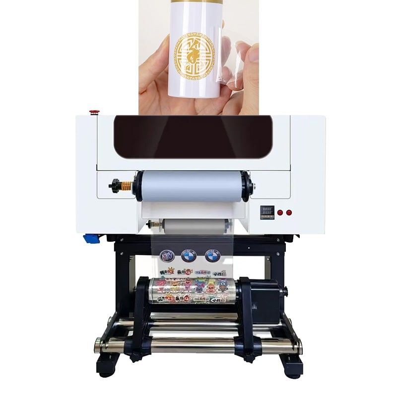 2*F1080 프린터 헤드와 300mm UV 프린터 CMYK+W+V를 지원합니다 밝고 다채로운