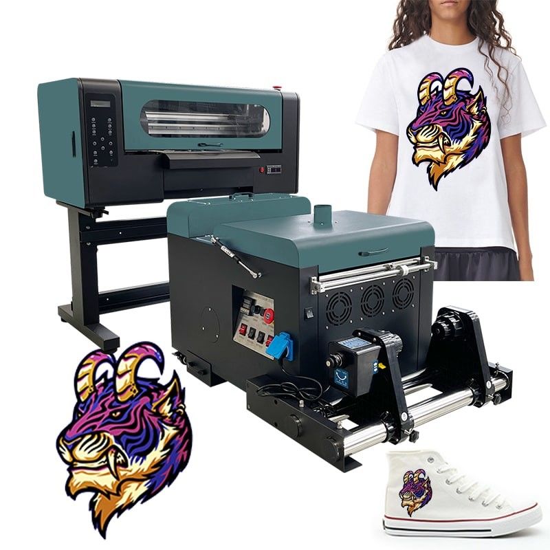 A3 DTF 프린터 티셔츠 인쇄기 30cm DTF 프린터 쉐이크 파우더 머신