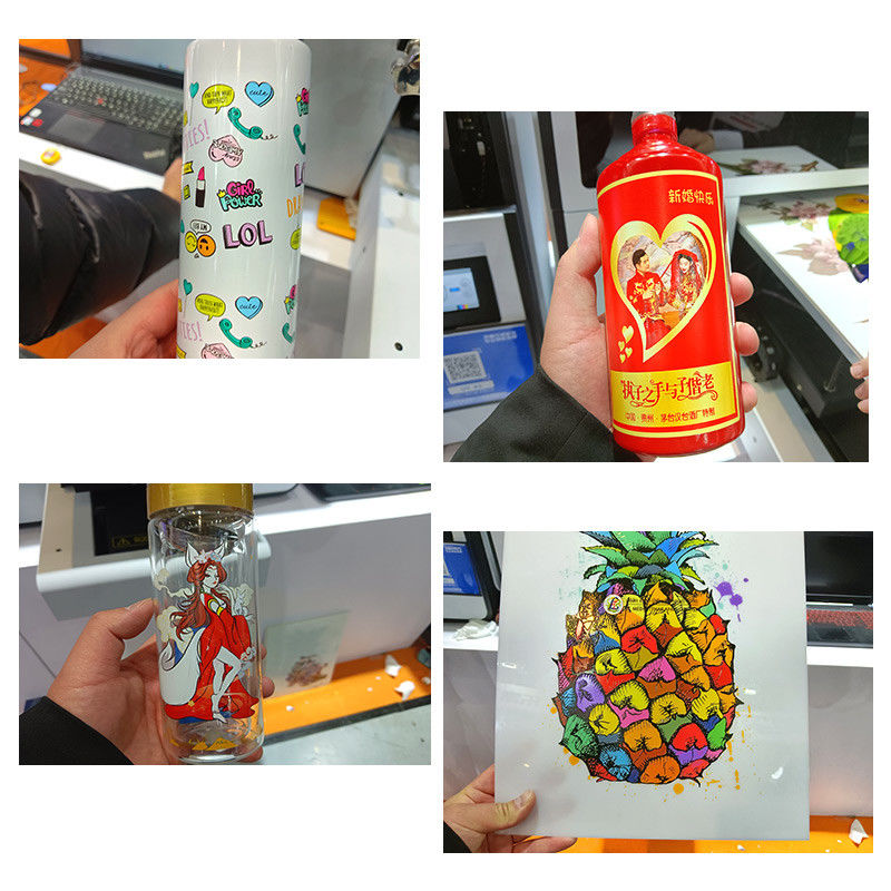 작은 UV 평면 프린터 A3 프린터 30cm 미니 UV DTF 13200 프린트 헤드 필름 A4