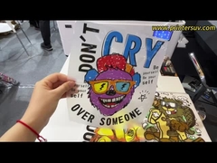 자동 DTF 전송 기계 잉크젯 UV DTF 프린터 기계 F1080 XP600 헤드