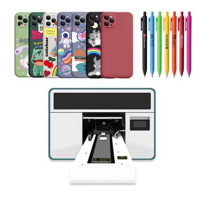 가죽 A3 사이즈 UV 하이브리드 프린터 UV 평면 잉크젯 프린터 3D 프린터