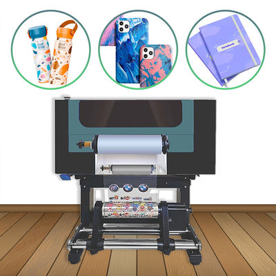 A3 Uv Roll To Roll 프린터 디지털 Dtf All In One 펜 스티커 프린터 2개의 Xp600 헤드