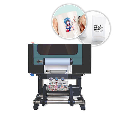 300mm 너비 UV DTF 프린터 AB 필름 자동 UV 평면 레이크 프린터 유리 금속 스티커