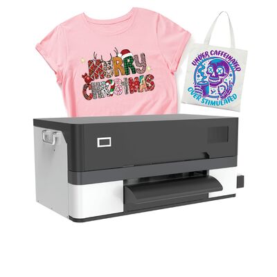 A3 XP600 DTF 프린터 30cm 작은 데스크톱 열 전달 기계 자동 애완 동물 필름